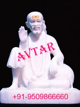 Marble Sai Baba Statue - Dwarka Mai